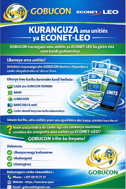 KURANGUZA AMA UNITES YA ECONT-LEO