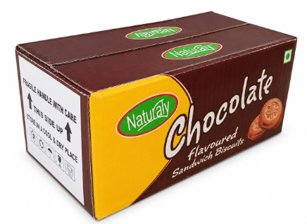 BISCUITS CHOCOLATE CIRCULAIRE (carton de 10 sachets x 10 paquets)