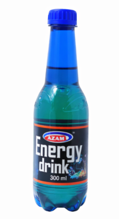 ENERGY DRINK AZAM 300 ml paquet de 24 bouteilles