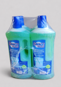 LAVAGE MAGIQUE, NETTOYAGE MULTI-USAGE (MULTI PURPOSE CLEANER)-(salle de bains, cuisine, sol, voiture,…) 1 LITRE. PAQUET DE 4 BOUTEILLES (4X1L)