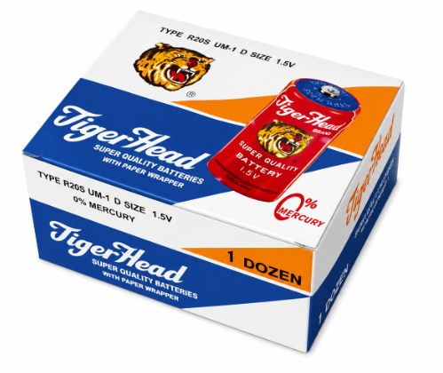 PILE TIGER-Grand (Boite de 12 pièces)
